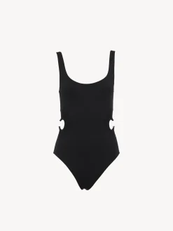 Tenues De Plage-Chloé Maillot De Bain Une Piece Panama Chloe X Eres Noir