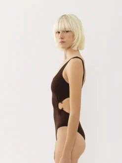 Tenues De Plage-Chloé Maillot De Bain Une Piece Panama Chloe X Eres Somber Brown