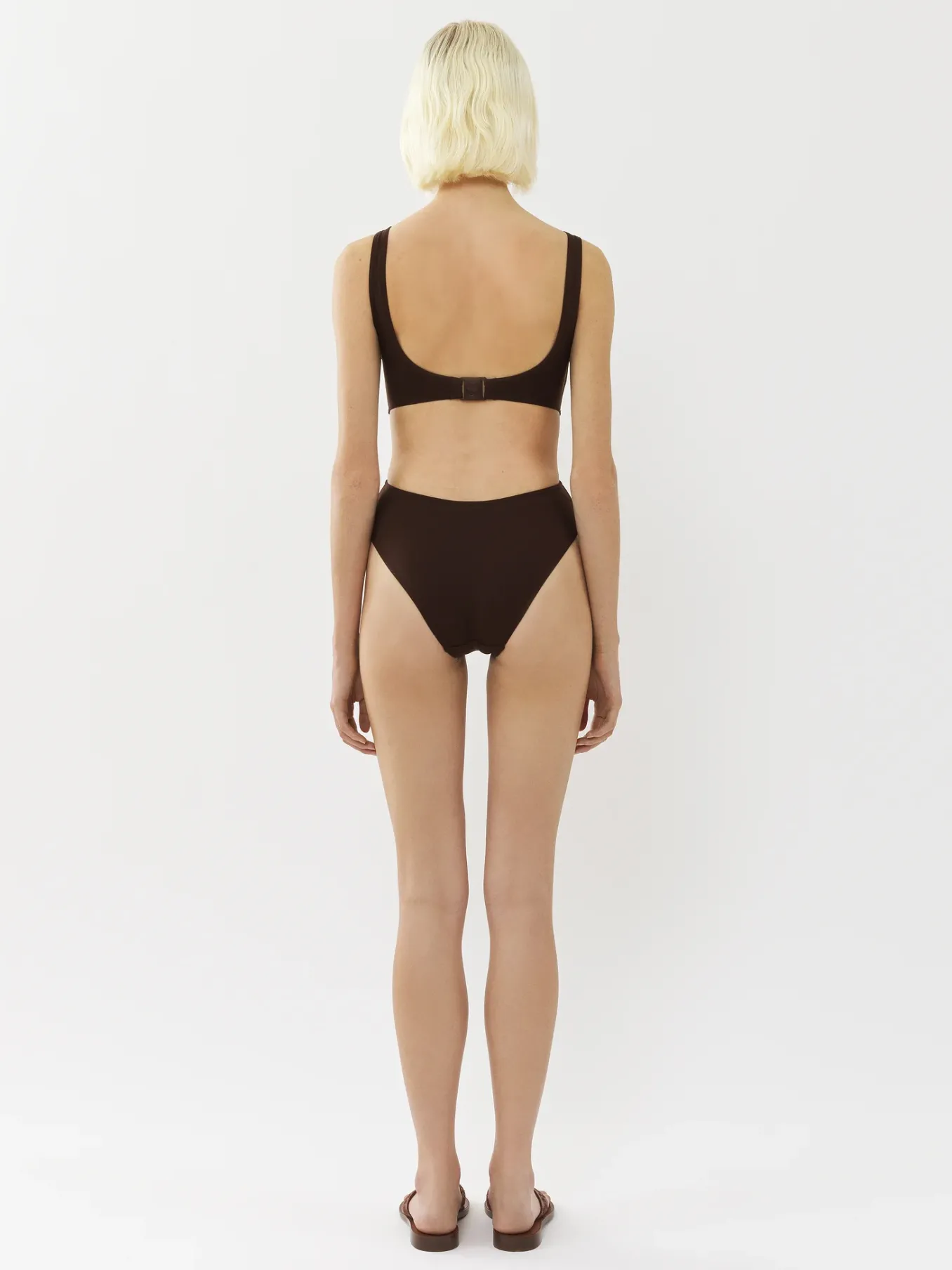 Tenues De Plage-Chloé Maillot De Bain Une Piece Panama Chloe X Eres Somber Brown