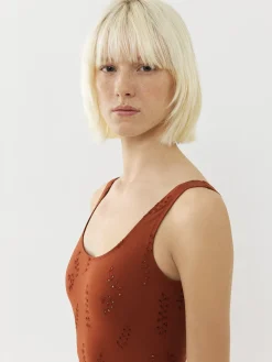 Tenues De Plage-Chloé Maillot De Bain Une Piece Pacific Chloe X Eres Red Ochre