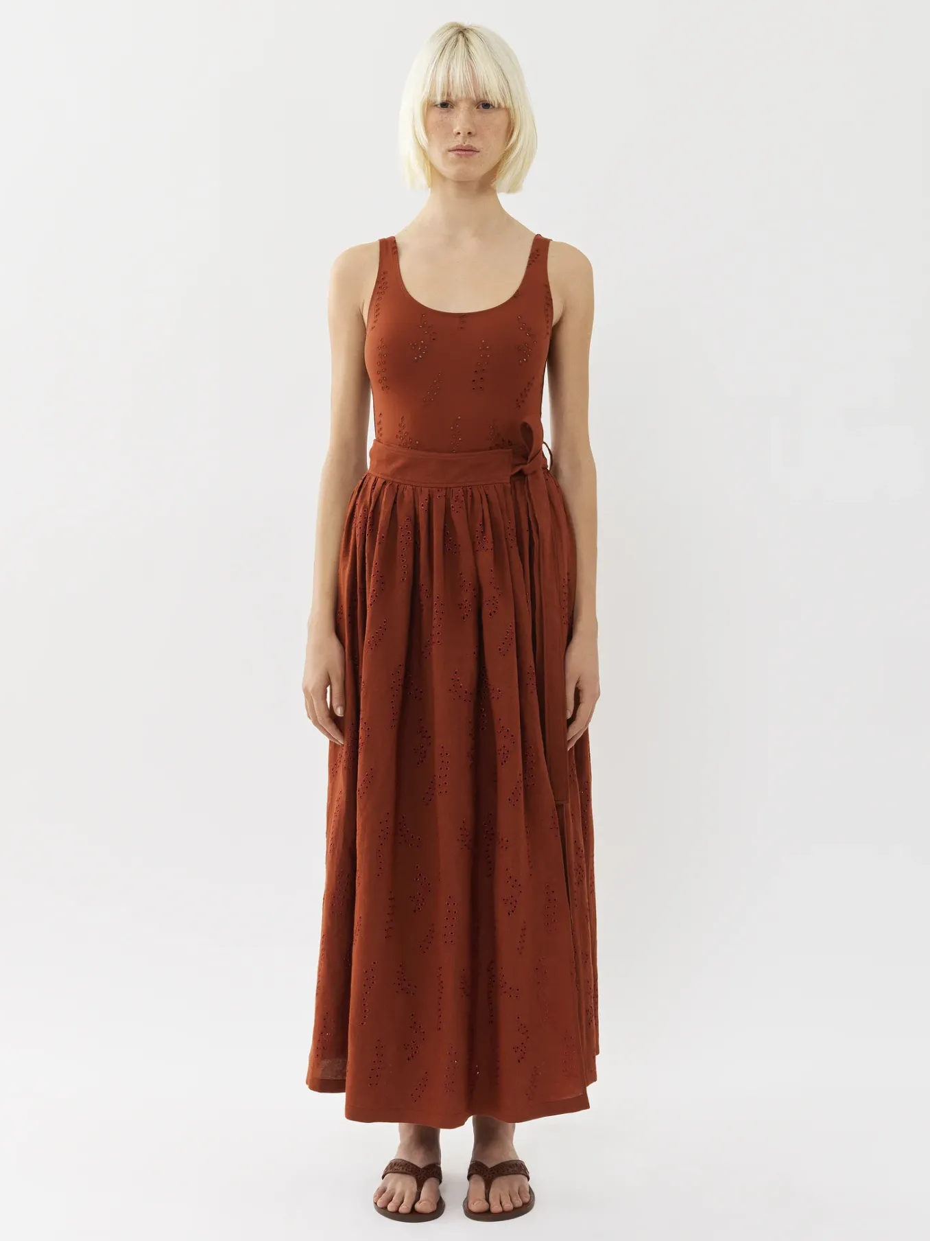 Tenues De Plage-Chloé Maillot De Bain Une Piece Pacific Chloe X Eres Red Ochre