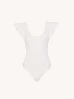 Tenues De Plage-Chloé Maillot De Bain Une Piece Volante Philippine Chloe X Eres Iconic Milk