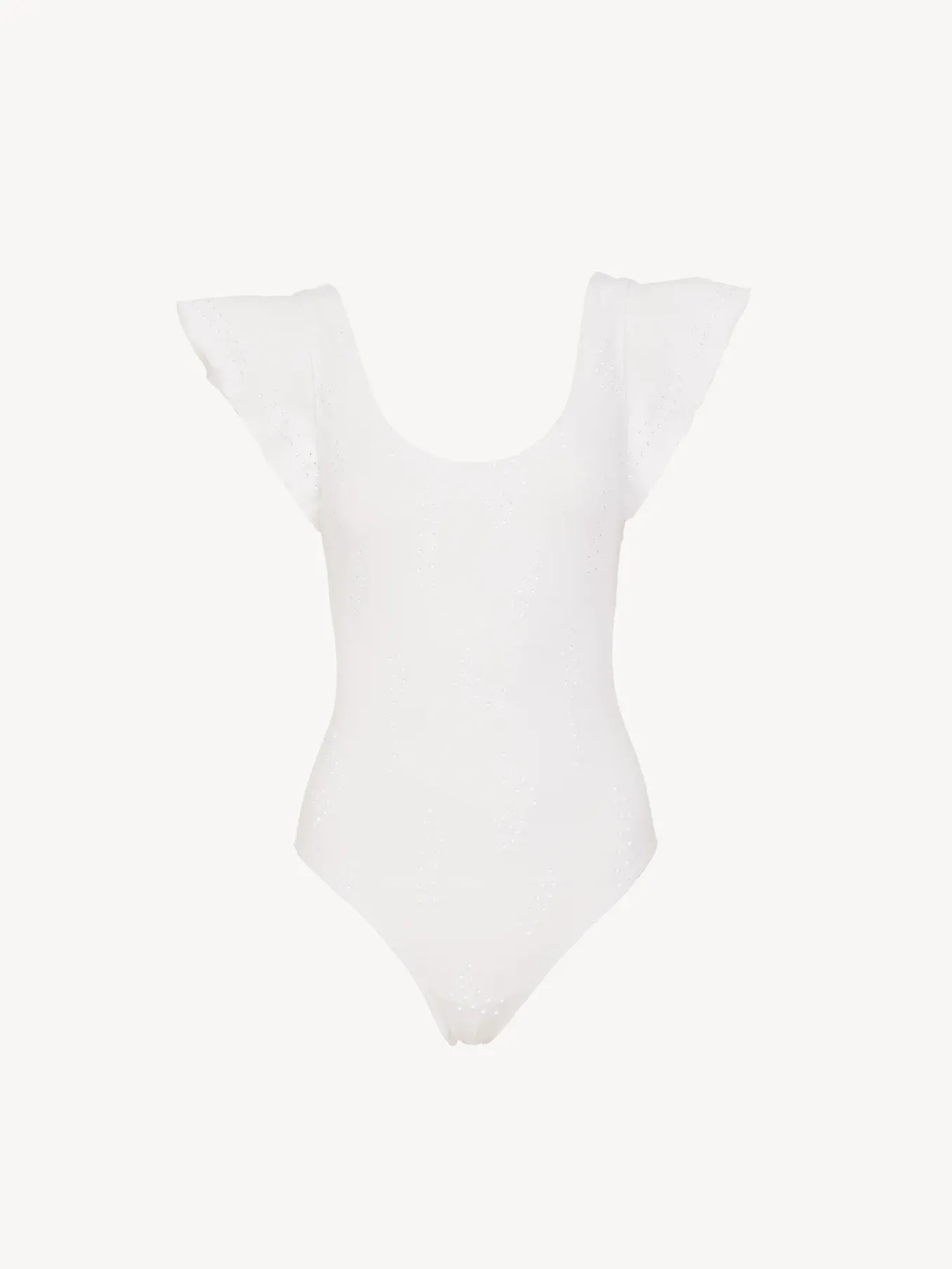 Tenues De Plage-Chloé Maillot De Bain Une Piece Volante Philippine Chloe X Eres Iconic Milk
