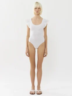 Tenues De Plage-Chloé Maillot De Bain Une Piece Volante Philippine Chloe X Eres Iconic Milk