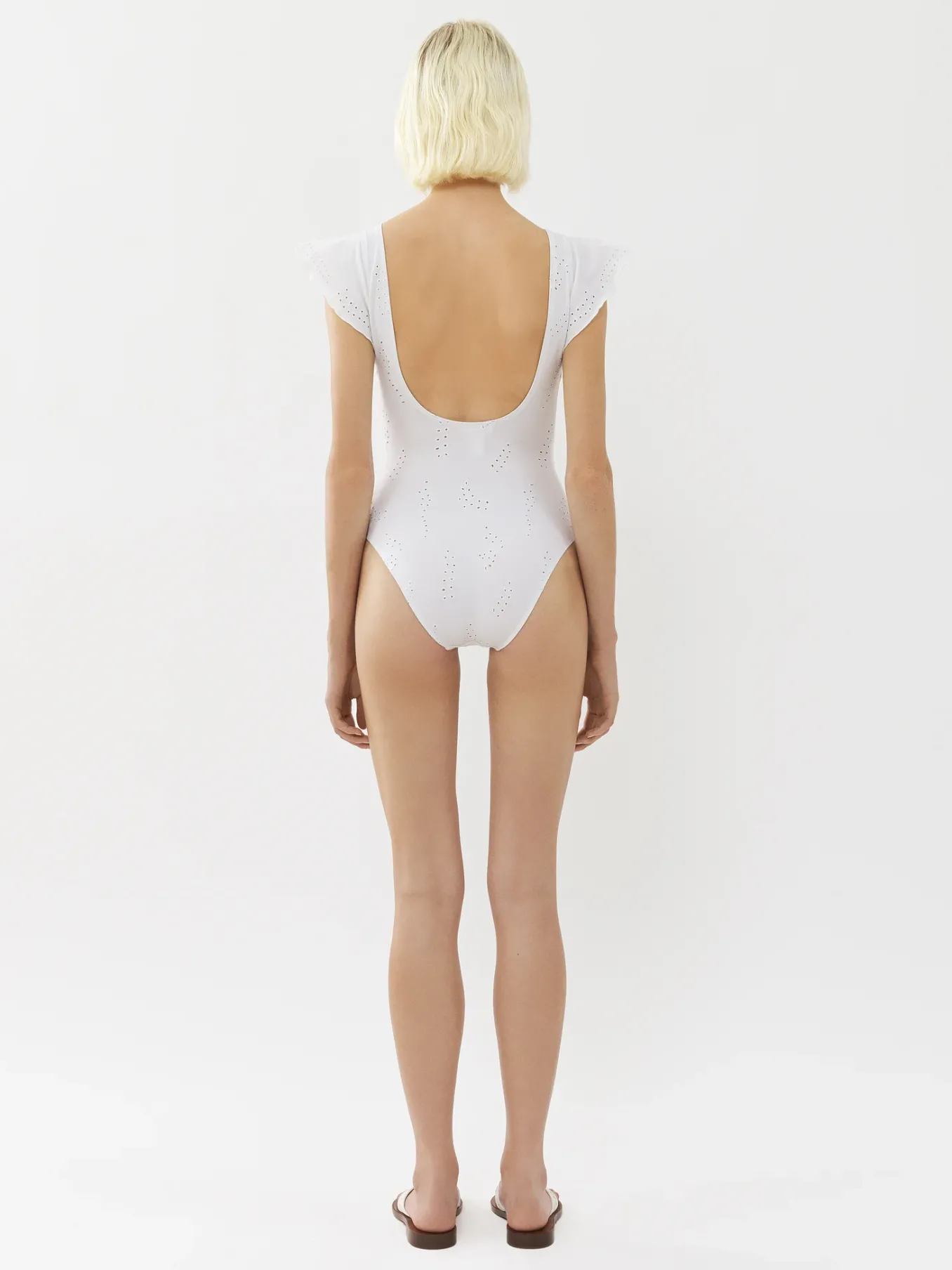 Tenues De Plage-Chloé Maillot De Bain Une Piece Volante Philippine Chloe X Eres Iconic Milk