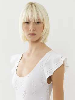 Tenues De Plage-Chloé Maillot De Bain Une Piece Volante Philippine Chloe X Eres Iconic Milk