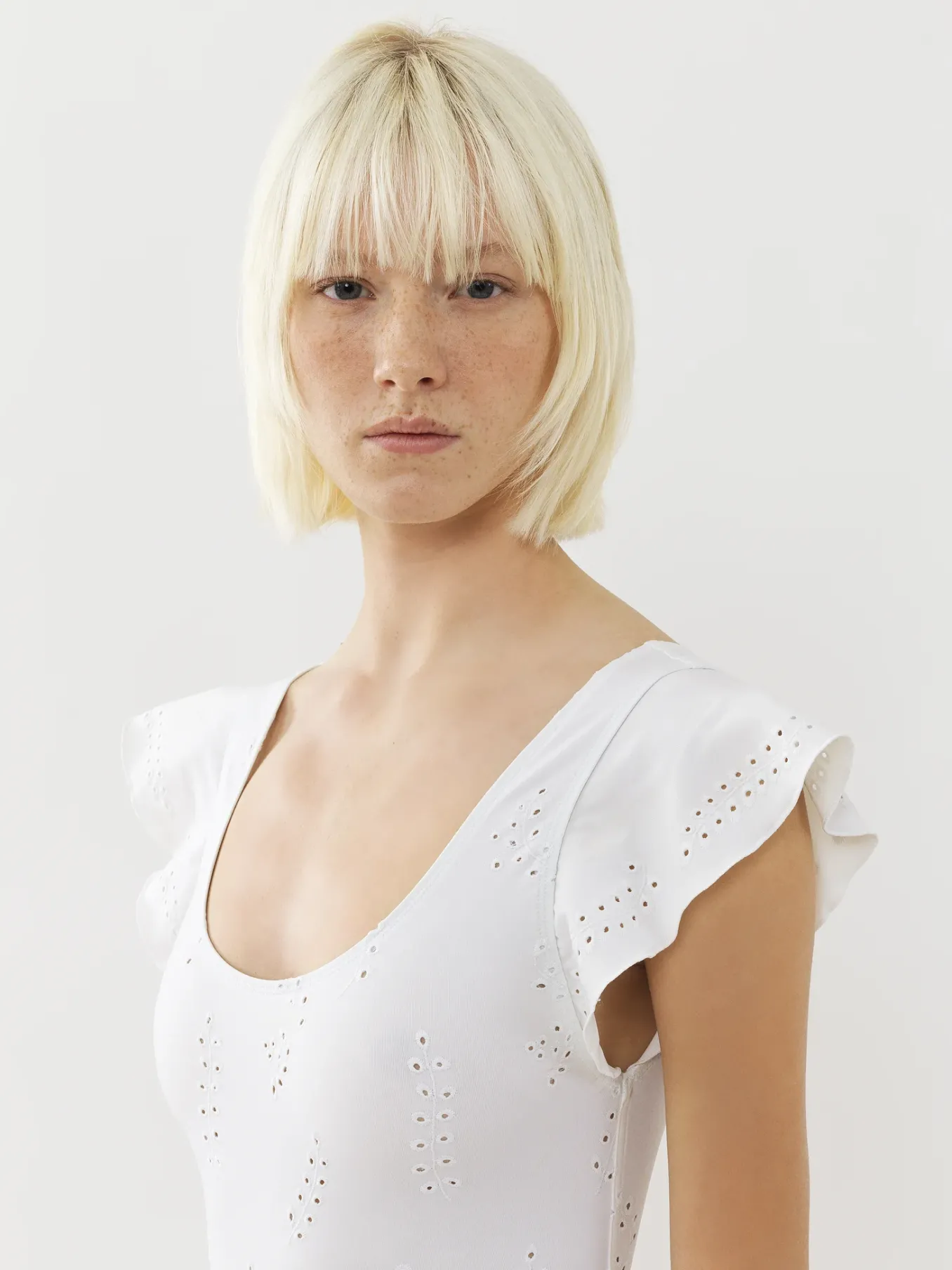 Tenues De Plage-Chloé Maillot De Bain Une Piece Volante Philippine Chloe X Eres Iconic Milk