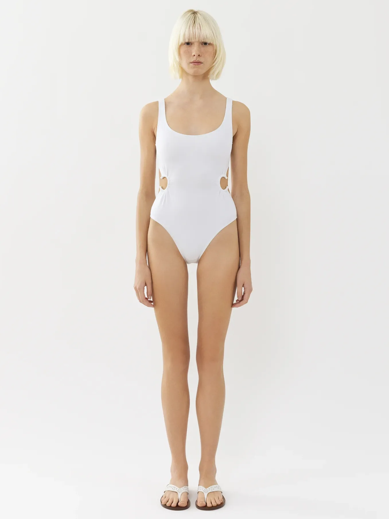 Tenues De Plage-Chloé Maillot De Bain Une Piece Panama Chloe X Eres Iconic Milk