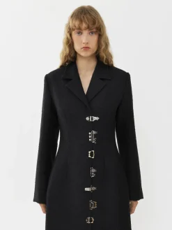 Manteaux-Chloé Manteau Midi Noir
