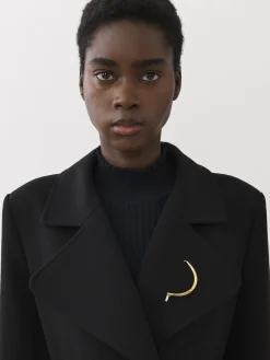 Manteaux-Chloé Manteau Portefeuille Long Noir