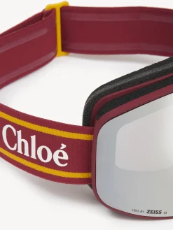 Lunettes De Soleil-Chloé Masque De Ski Cassidy Bordeaux