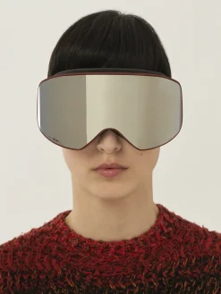 Lunettes De Soleil-Chloé Masque De Ski Cassidy Bordeaux