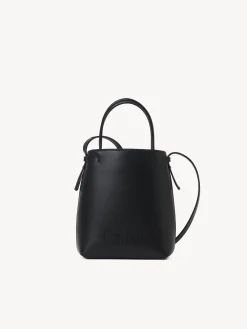Sacs Porté Épaule-Chloé Micro Sac Cabas Chloe Sense Noir