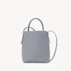 Sacs Porté Épaule-Chloé Micro Sac Cabas Chloe Sense Storm Blue