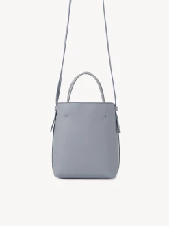 Sacs Porté Épaule-Chloé Micro Sac Cabas Chloe Sense Storm Blue