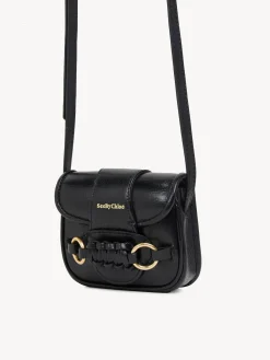 Sacs Porté Épaule-Chloé Micro Sac Porte Épaule Saddie Noir