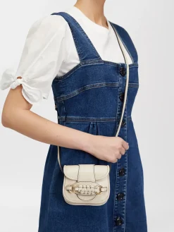 Sacs Porté Épaule-Chloé Micro Sac Porte Épaule Saddie Cement Beige