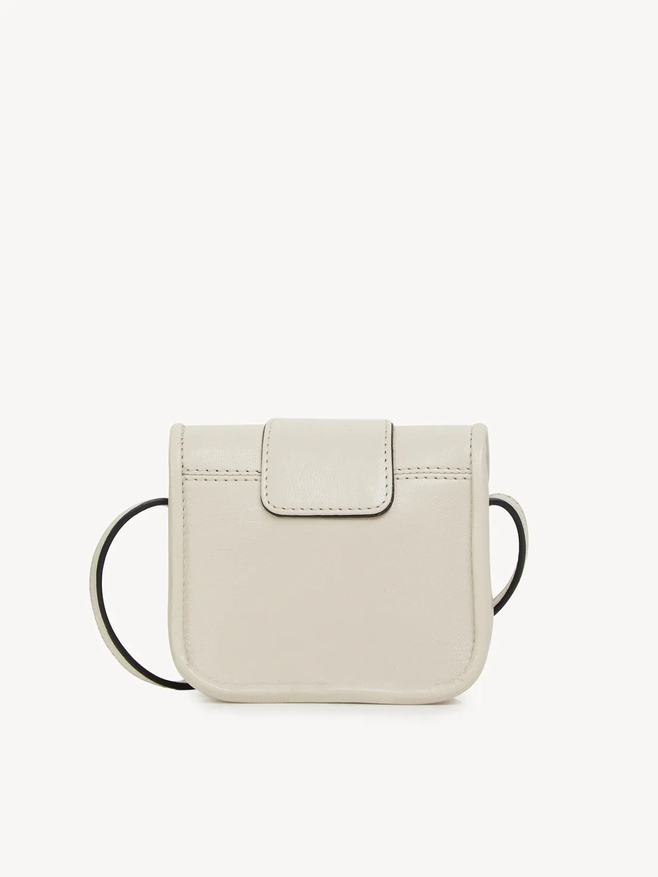 Sacs Porté Épaule-Chloé Micro Sac Porte Épaule Saddie Cement Beige