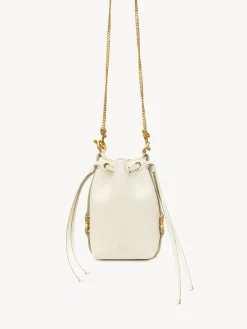 Sacs À Bandoulière-Chloé Micro Sac Seau Marcie Misty Ivory