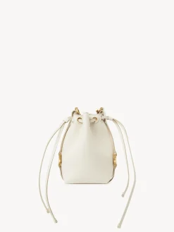 Sacs À Bandoulière-Chloé Micro Sac Seau Marcie Misty Ivory