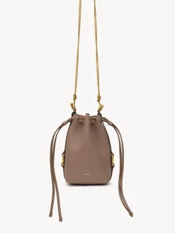 Sacs À Bandoulière-Chloé Micro Sac Seau Marcie Woodrose