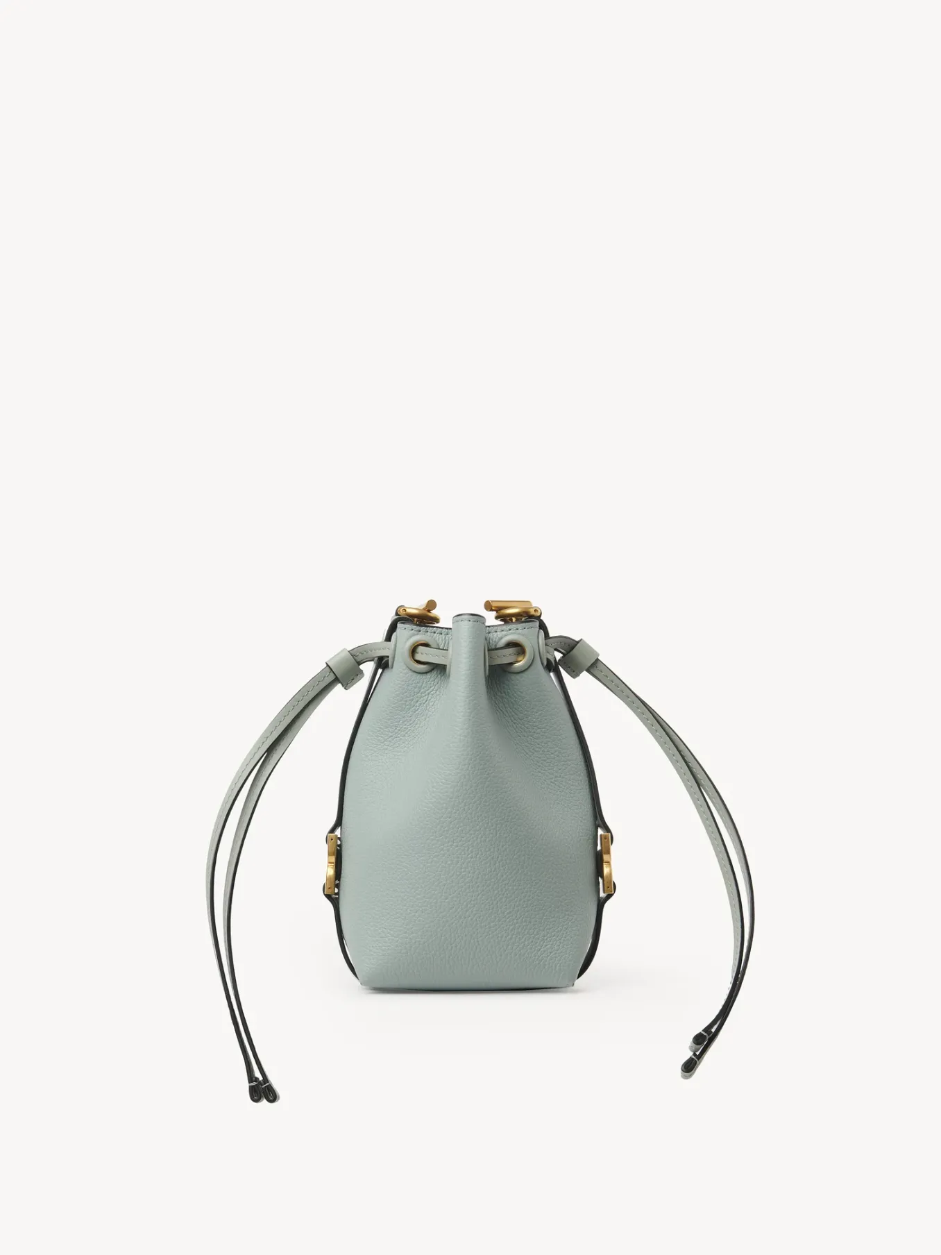 Sacs À Bandoulière-Chloé Micro Sac Seau Marcie Bay Green