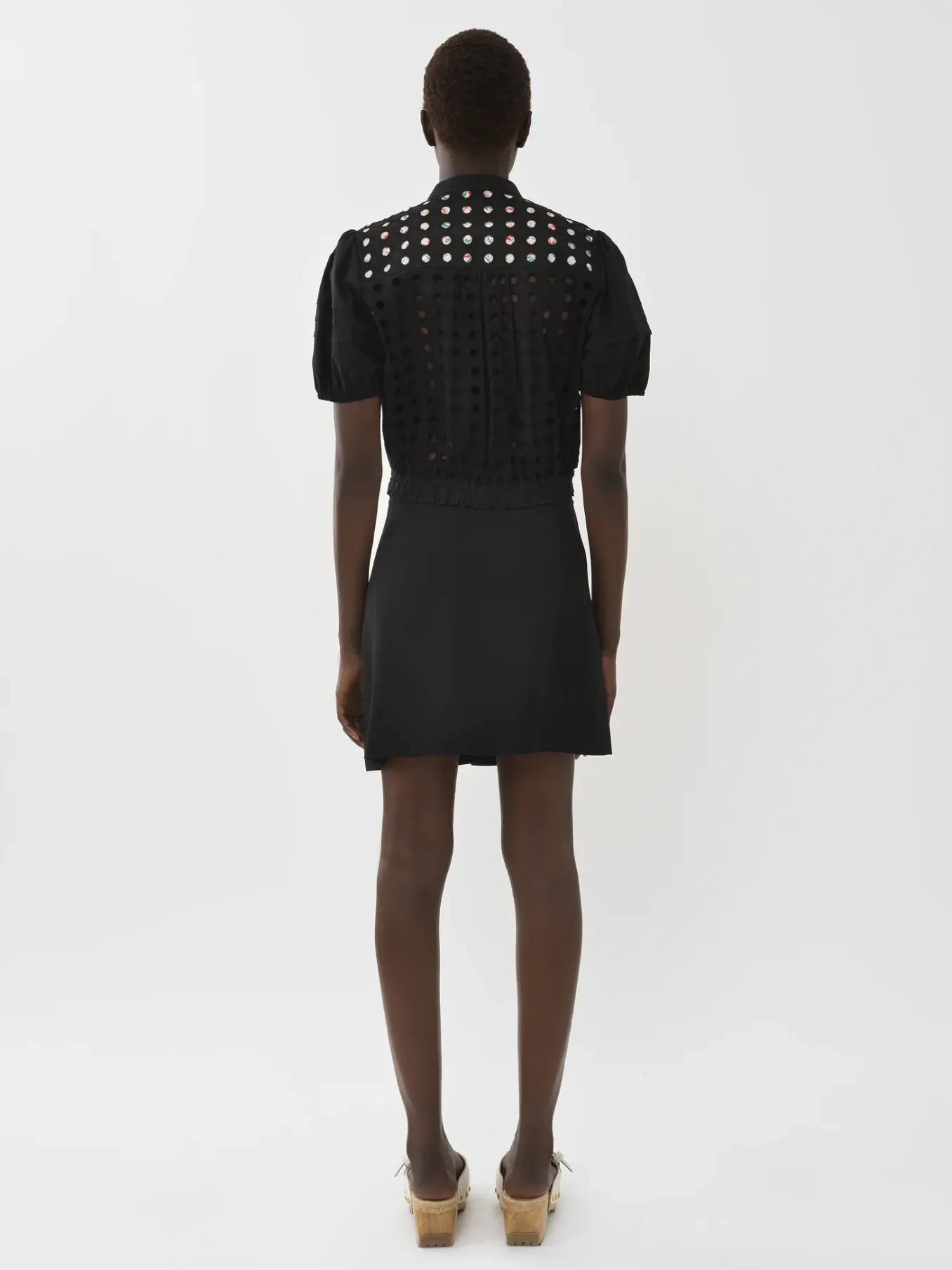 Vêtements-Chloé Mini Jupe Trapeze Noir