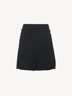 Vêtements-Chloé Mini Jupe Trapeze Noir