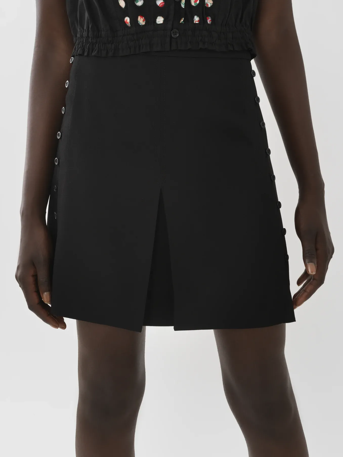 Vêtements-Chloé Mini Jupe Trapeze Noir