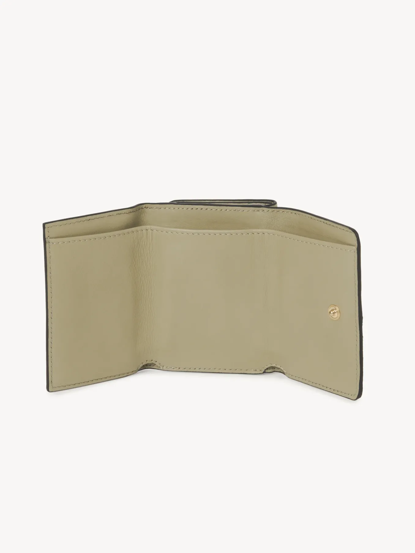 Portefeuilles Compacts-Chloé Mini Portefeuille A Trois Volets Tilda Pottery Green