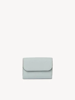 Portefeuilles Compacts-Chloé Mini Portefeuille A Trois Volets Alphabet Icy Blue