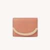 Portefeuilles Compacts-Chloé Mini Portefeuille A Trois Volets Lizzie Tan Apricot