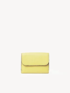 Portefeuilles Compacts-Chloé Mini Portefeuille A Trois Volets Alphabet Truly Yellow