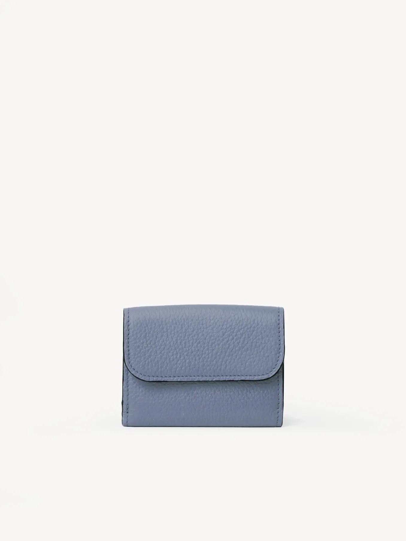 Portefeuilles Compacts-Chloé Mini Portefeuille A Trois Volets Alphabet Shady Cobalt