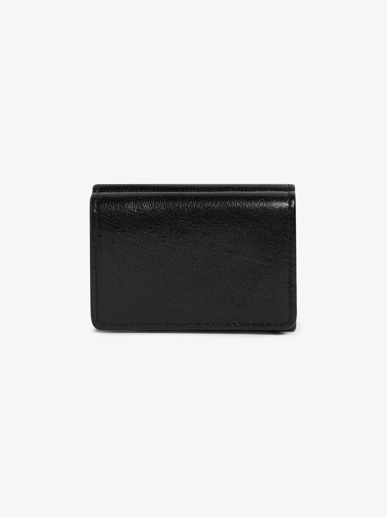 Portefeuilles Compacts-Chloé Mini Portefeuille A Trois Volets Saddie Noir