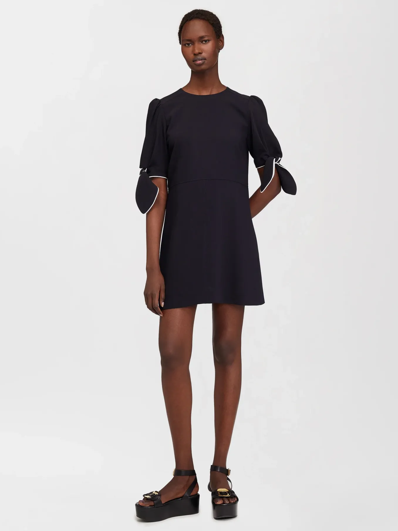 Vêtements-Chloé Mini Robe Ink Navy