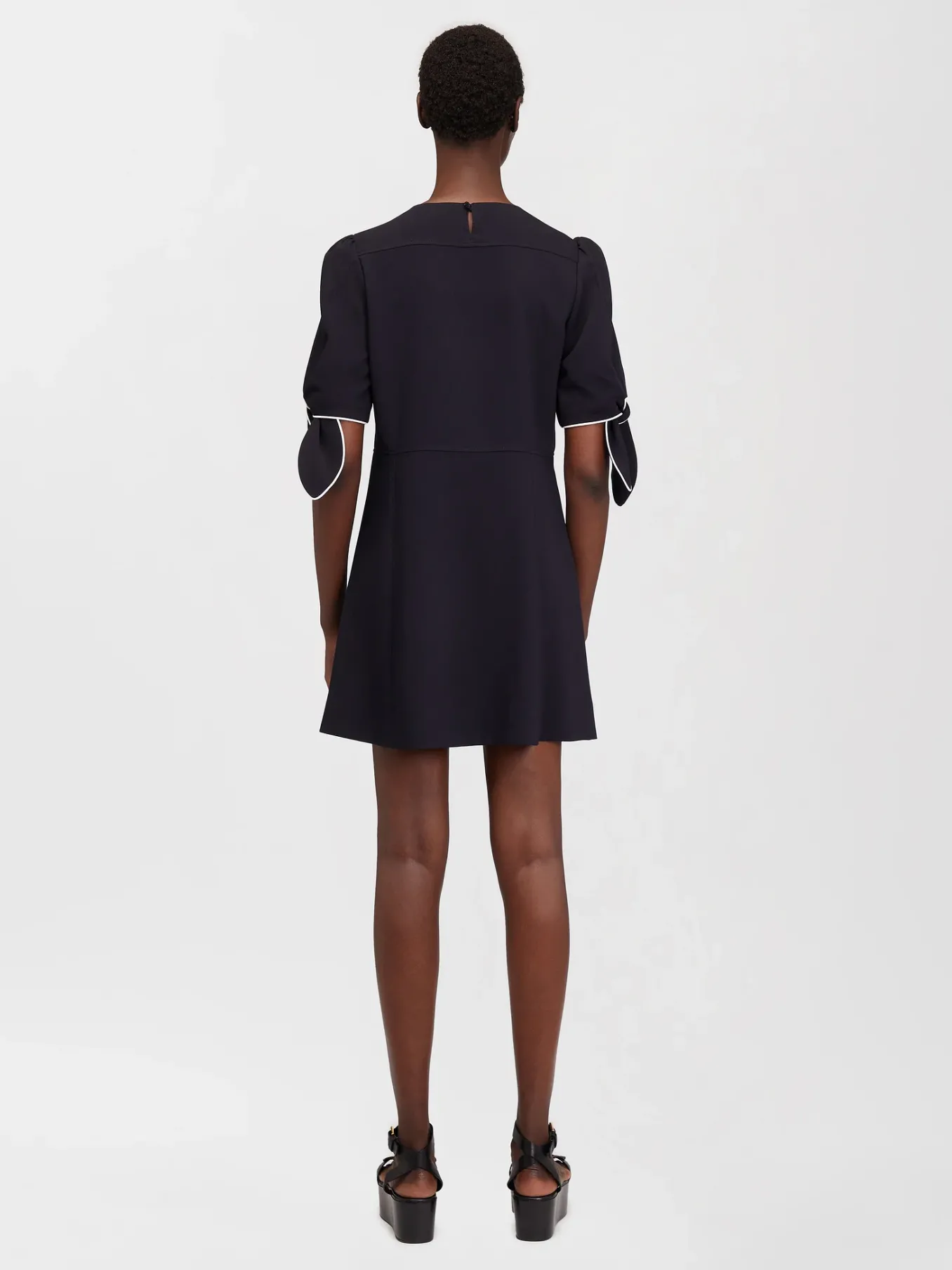 Vêtements-Chloé Mini Robe Ink Navy