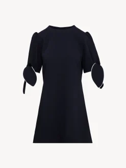 Vêtements-Chloé Mini Robe Ink Navy