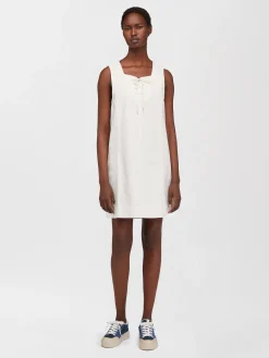 Vêtements-Chloé Mini Robe Droite Blanc