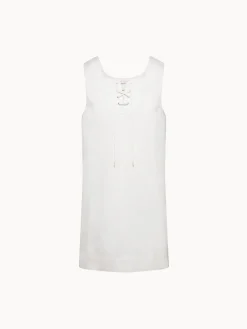 Vêtements-Chloé Mini Robe Droite Blanc