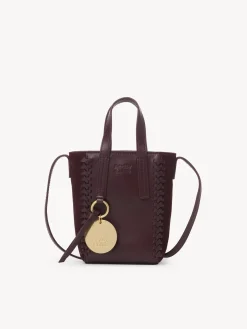 Sacs Cabas Et Paniers-Chloé Mini Sac Cabas Tilda Full Violine