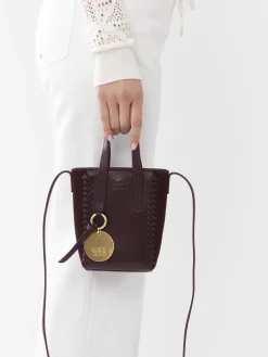 Sacs Cabas Et Paniers-Chloé Mini Sac Cabas Tilda Full Violine