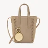Sacs Cabas Et Paniers-Chloé Mini Sac Cabas Tilda Motty Grey