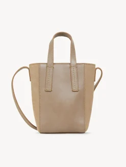 Sacs Cabas Et Paniers-Chloé Mini Sac Cabas Tilda Motty Grey