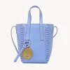 Sacs Porté Épaule-Chloé Mini Sac Cabas Tilda Persian Blue