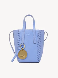 Sacs Porté Épaule-Chloé Mini Sac Cabas Tilda Persian Blue