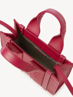 Sacs À Bandoulière-Chloé Mini Sac Cabas Woody A Bandoulière Fizzy Pink