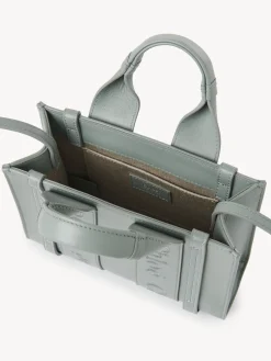 Sacs À Bandoulière-Chloé Mini Sac Cabas Woody A Bandoulière Bay Green