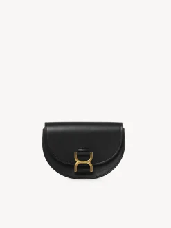 Sacs À Bandoulière-Chloé Mini Sac Demi-Lune Marcie Noir