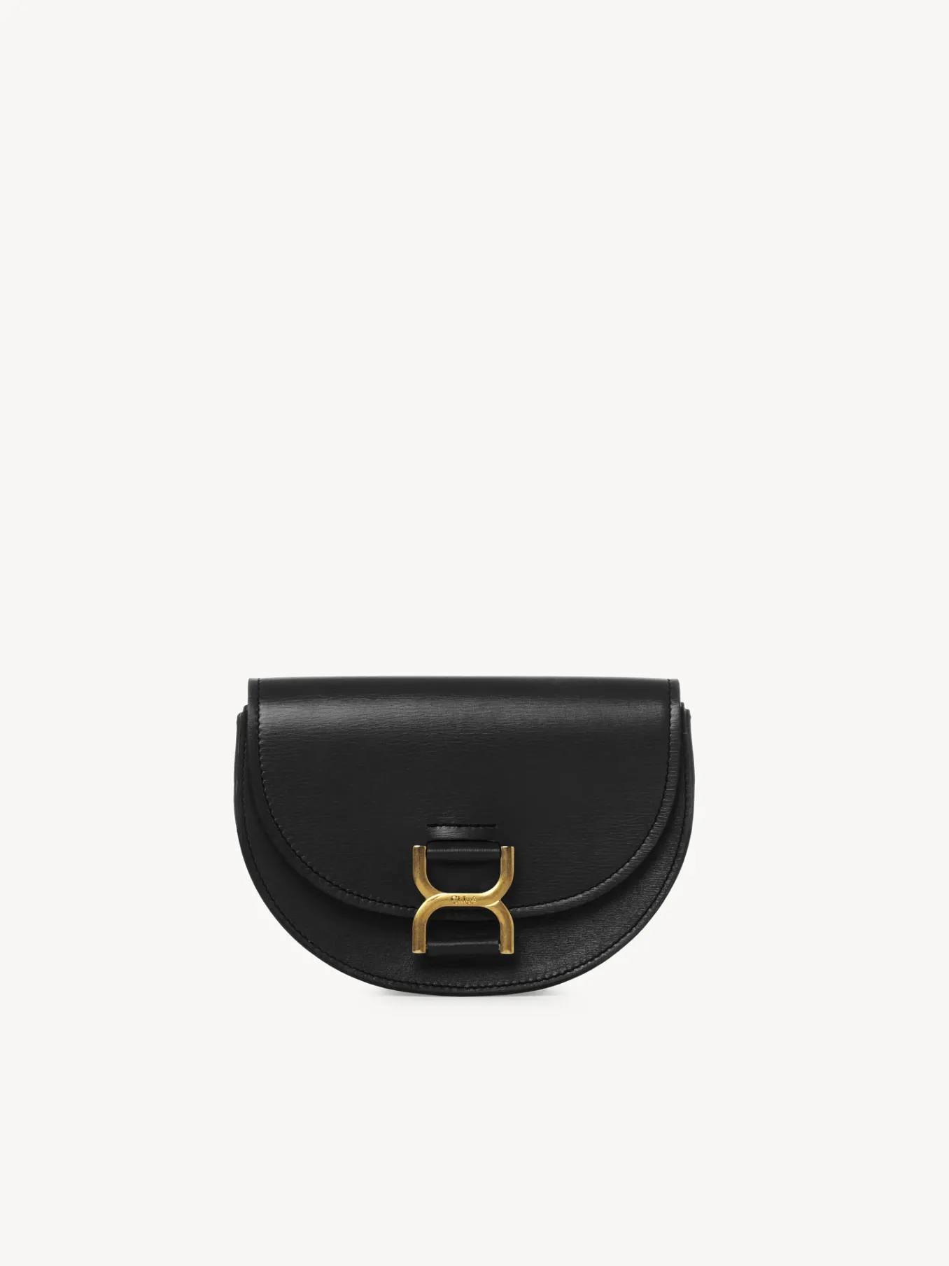 Sacs À Bandoulière-Chloé Mini Sac Demi-Lune Marcie Noir